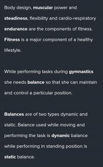 A high school student is practicing for her gymnastics performance and wants to focus on specific sk
