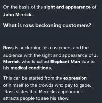 Ross beckoning customers:
