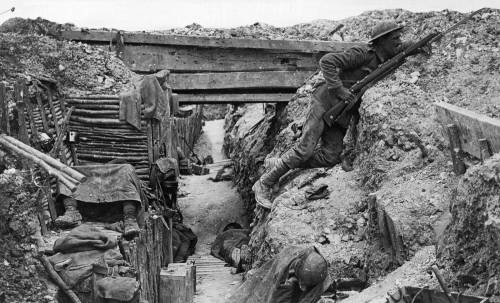 Trench warfare began after germany failed in its initial plan to seize france and bring a quick end
