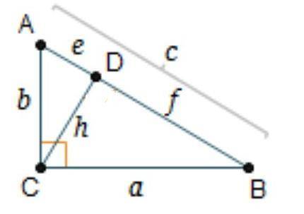 Consider the diagram and the paragraph proof below. given:  right △abc as shown where cd is an altit