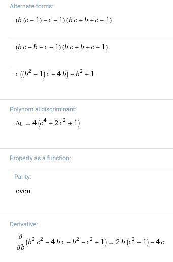 Write As A Product: A) B^2c^2–4bc –b^2–c^2+1 B) 49–2ax –a^2–x^2