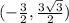 (- \frac{3}{2} ,\frac{3 \sqrt{3} }{2})