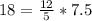 What other points are on the line of direct variation through (5, 12)? check all that apply. (0, 0) (2.5, 6) (3, 10) (7.5,