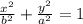 \frac{x^{2}}{b^{2}}+\frac{y^{2}}{a^{2}}=1