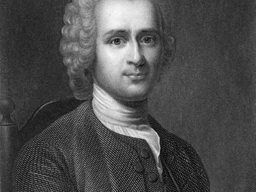 Which of the following best states an argument of French philosopher Jean-Jacques Rousseau?

In orde