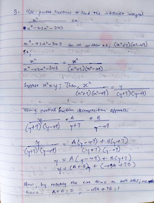 1. Write the form of the partial fraction decomposition of the rational expression. Do not solve for