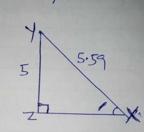 PLEASE HELP ! Triangle XYZ was dilated by a scale factor of 2 to create triangle ACB and sin X=5/5.5