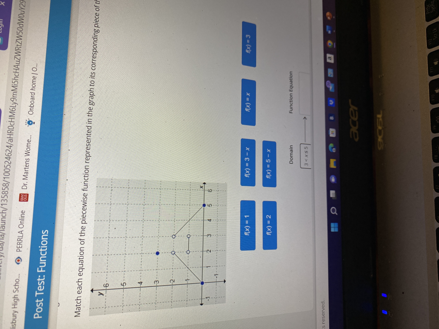 What Is The Domain Of The Following Function Represented By Ordered Pairs