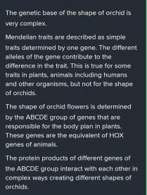 The plato's answer is: It is not purely Mendelian, because it doesn't appear to be one gene tha