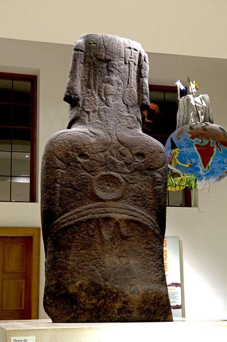 The full question set:Hoa Hakananai'a Easter Island Statue1. Describe one element of art used in the