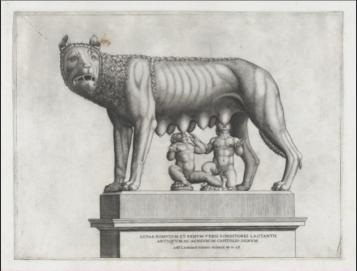 Answer and explanation:1. What is the significance of the engraving of Romulus and Remus in the back
